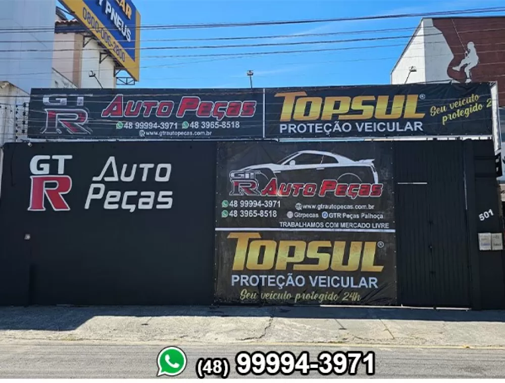 Fachada da GTR Auto Peças